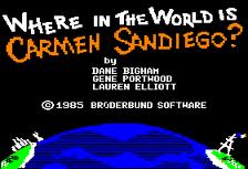 Where in the World is Carmen Sandiego?